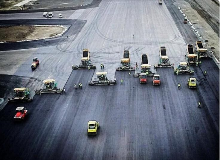أعمال أسفلت وتخطيط طرق في جدة